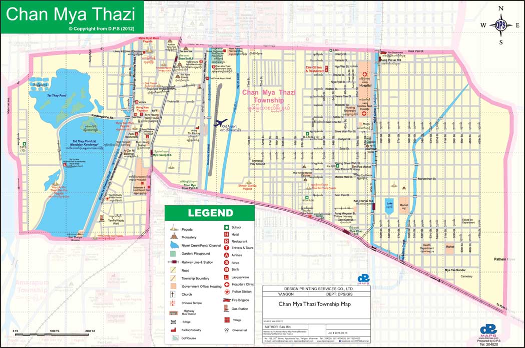 Chan Mya Thazi Map