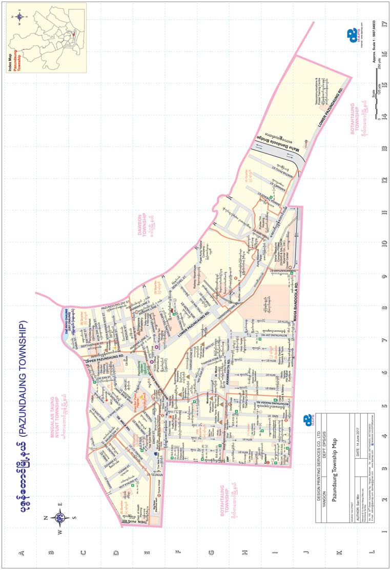 Pazundaung Township Map