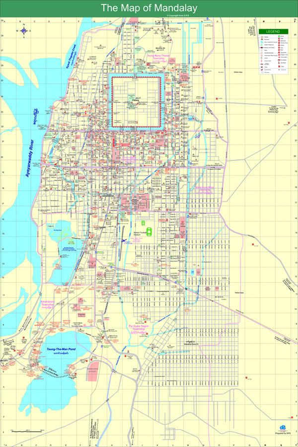 Mandalay City Map