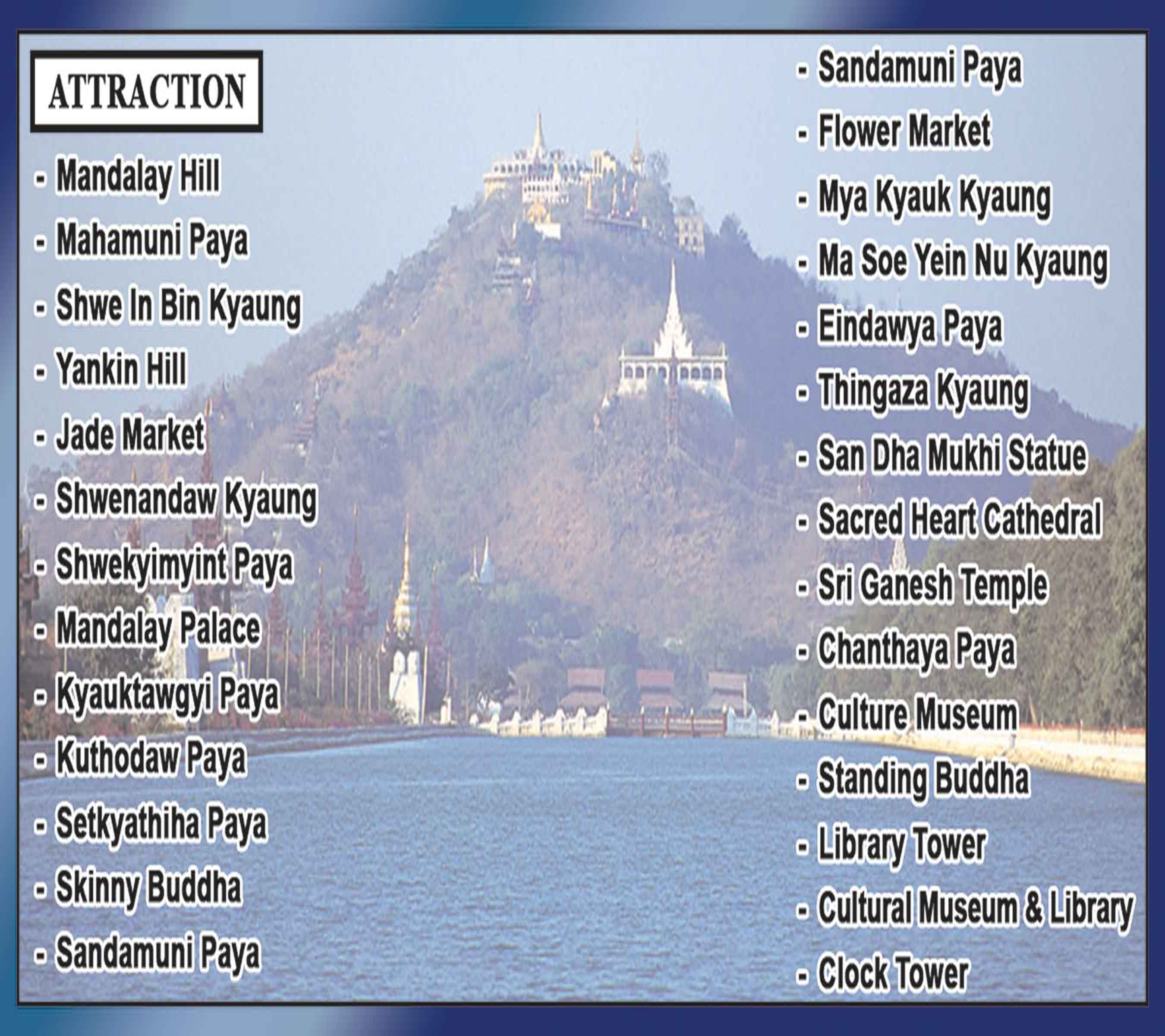 Mandalay attractions and city information