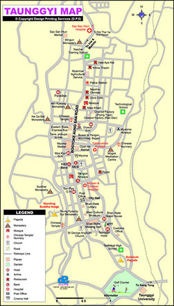 Taunggyi Map